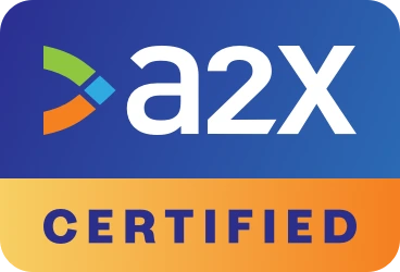 A2X Certified partner badge E P Accountants